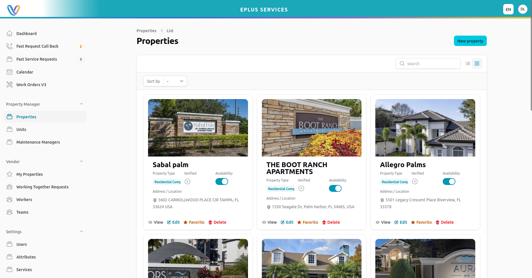 Vencox Properties Module